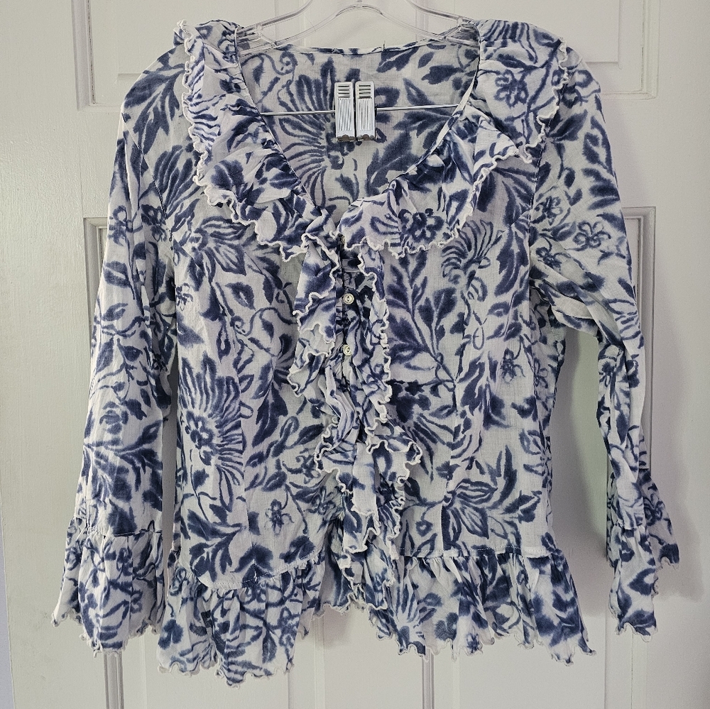 Lauren Ralph Lauren Ruffled Top